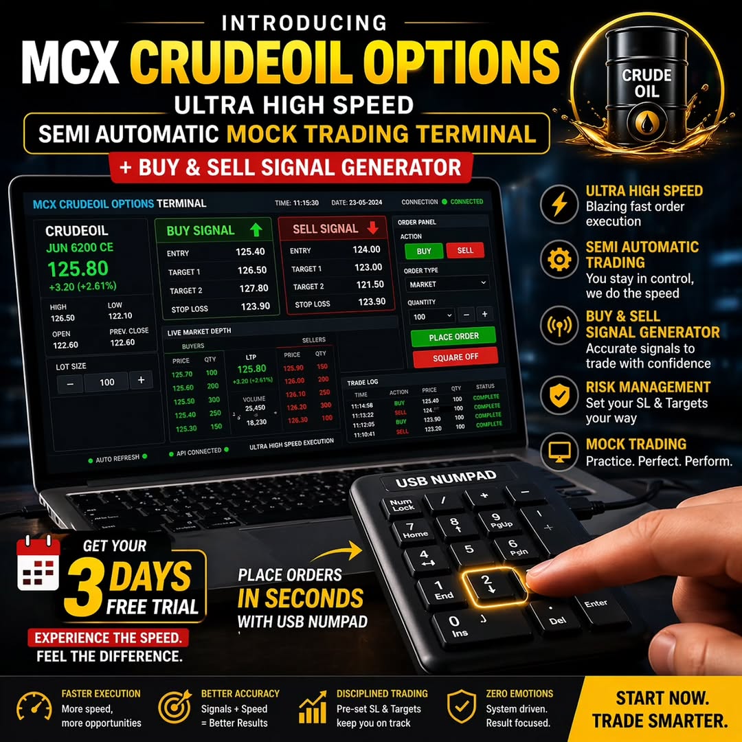 MCX Crudeoil Options Terminal